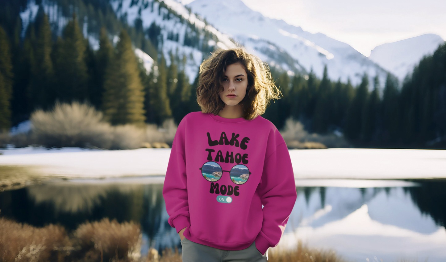 Lake Tahoe Sweatshirt, Lake Tahoe Unisex Sweater,  Lake Tahoe Vacation, Lake Tahoe Clothing, Lake Life Clothing, Gift for Him/Her