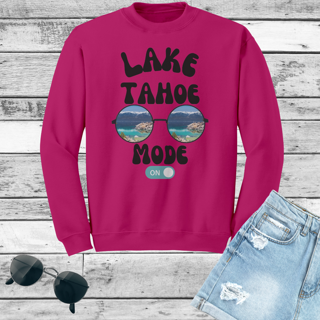 Lake Tahoe Sweatshirt, Lake Tahoe Unisex Sweater,  Lake Tahoe Vacation, Lake Tahoe Clothing, Lake Life Clothing, Gift for Him/Her