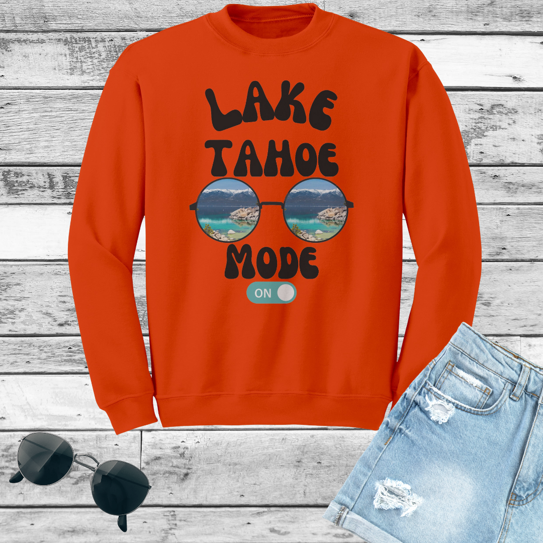 Lake Tahoe Sweatshirt, Lake Tahoe Unisex Sweater,  Lake Tahoe Vacation, Lake Tahoe Clothing, Lake Life Clothing, Gift for Him/Her