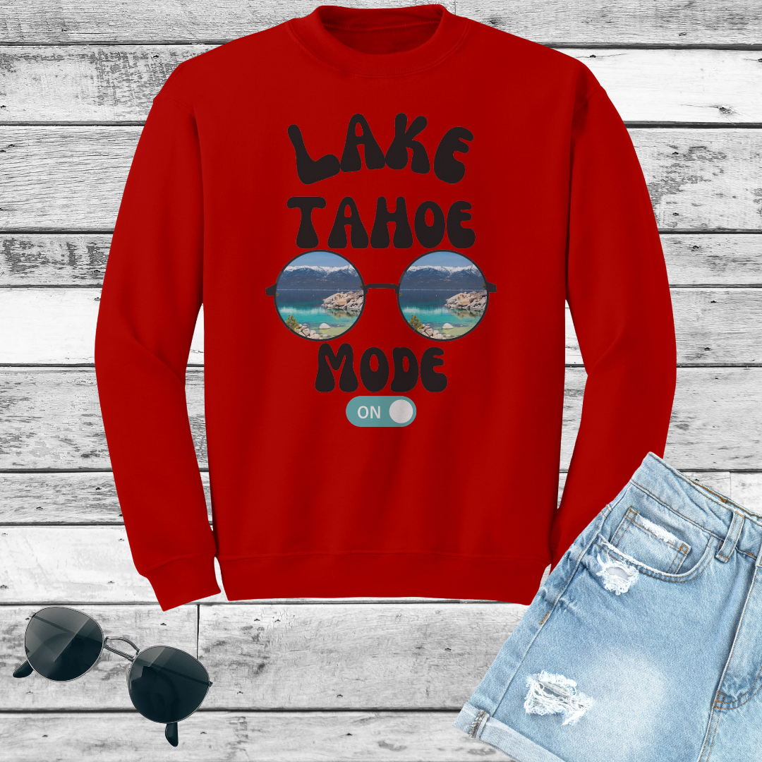 Lake Tahoe Sweatshirt, Lake Tahoe Unisex Sweater,  Lake Tahoe Vacation, Lake Tahoe Clothing, Lake Life Clothing, Gift for Him/Her