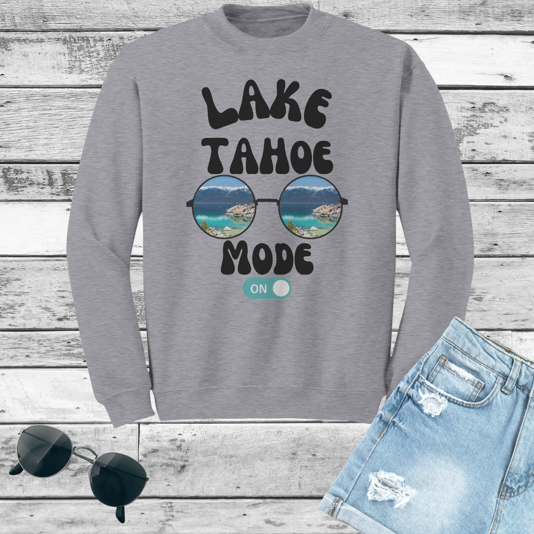 Lake Tahoe Sweatshirt, Lake Tahoe Unisex Sweater,  Lake Tahoe Vacation, Lake Tahoe Clothing, Lake Life Clothing, Gift for Him/Her