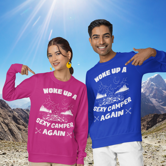 Funny Camping Sweatshirt, Campfire Sweater, Hiking Shirt, Outdoors Sweatshirt, Mountains Shirt, Unisex Crewneck Sweatshirt, RV Camper Gift