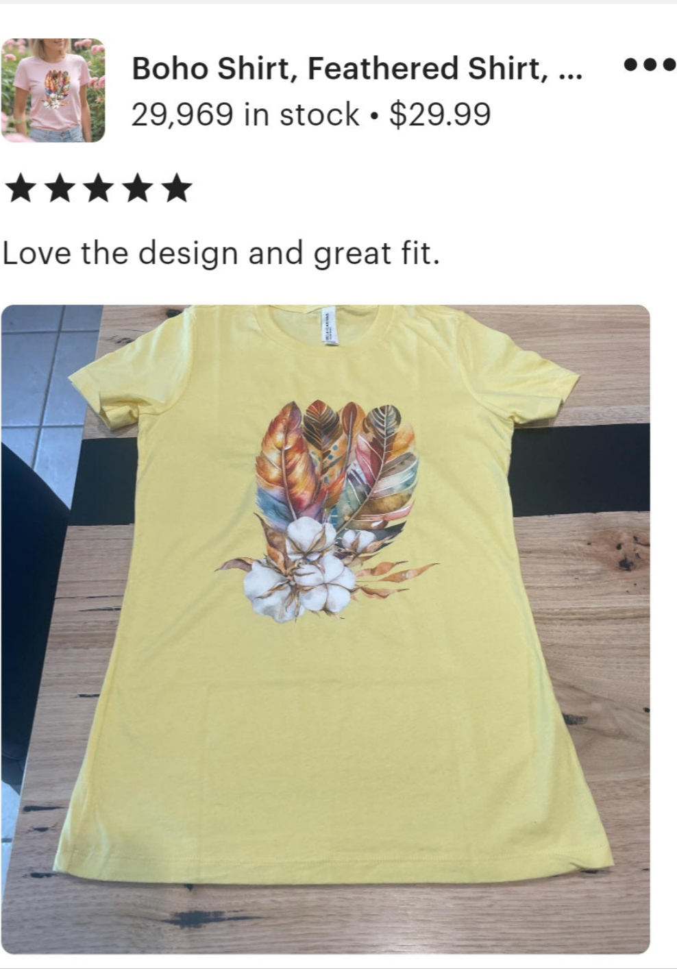 Boho Shirt, Feathered Shirt, Cotton Summer Tshirt, Spring Shirt, Cute Summer Tee, Summer Clothing, Nature Lover Tee, Gift for Her