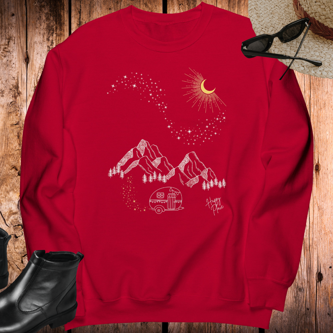 Solar Eclipse Retro Vintage Sweatshirt, Adventure Sweatshirt, Road Trip Shirt, Nature Lover Gift