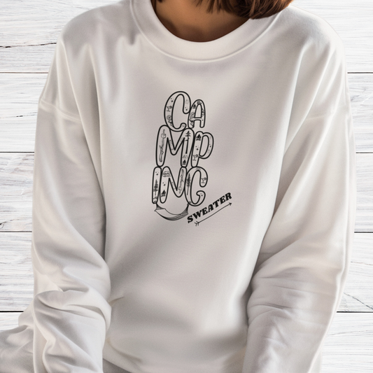 Camping Sweatshirt, Cozy Fall Sweater, Outdoor Sweatshirt, Hiking Sweater, Caravan Sweatshirt, RV Sweater, Van Sweatshirt, Hummock Camping Shirt, Car Camping Sweatshirt, Unisex Crewneck Camping Life Apparel