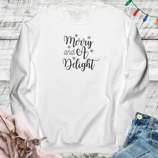 Merry Sweatshirt, Cozy Delight Sweater, Funny Comfy Xmas Sweatshirt, Gift for Christmas Lover